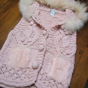 Alberto Makali Pink Knit Vest